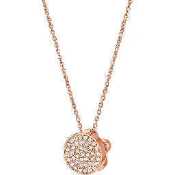 Pink Metal Necklace