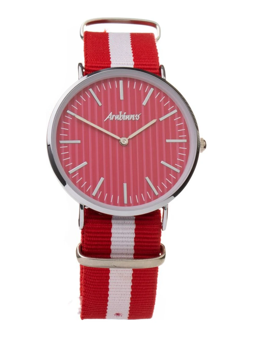Bicolor Textile Dress Watch