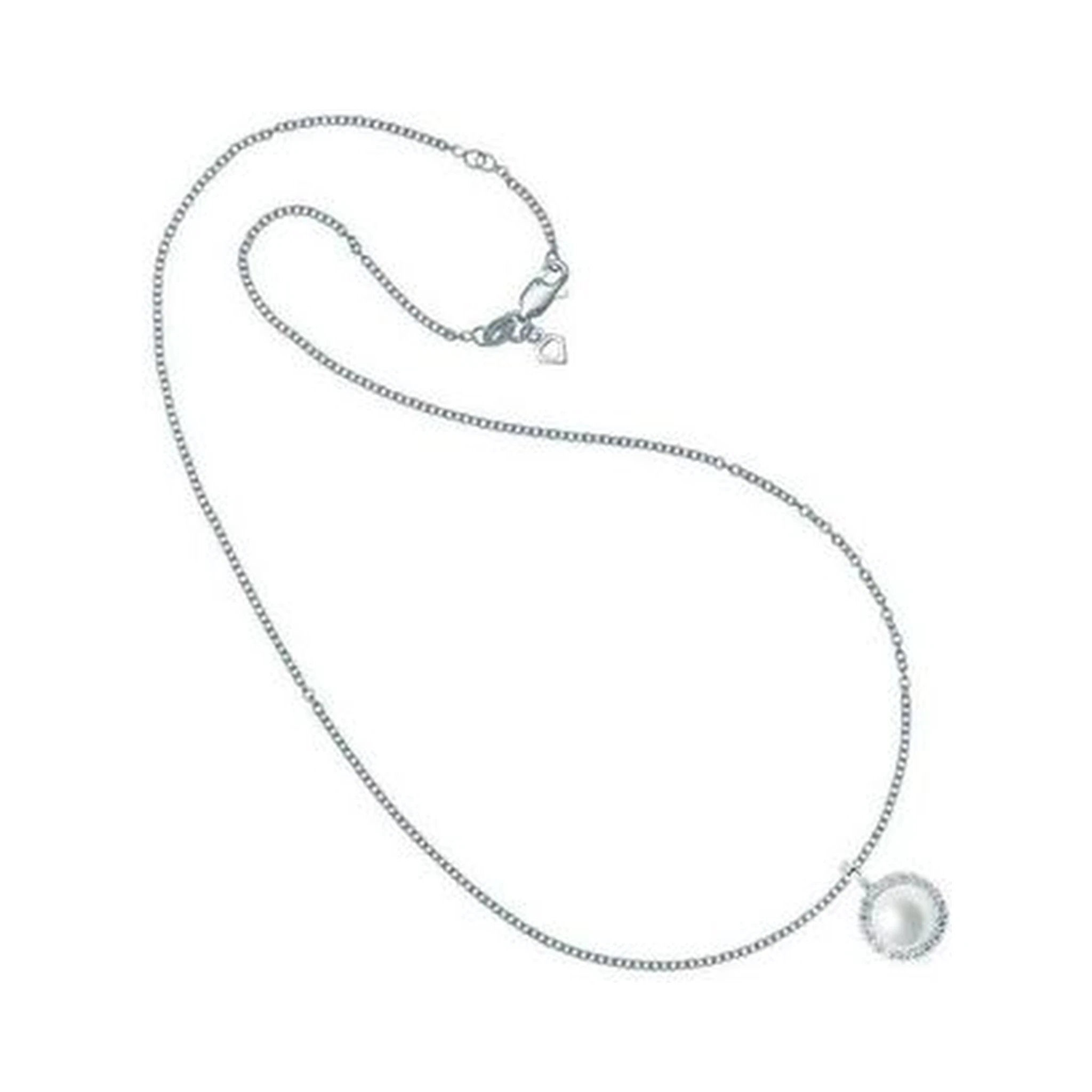 Gray Silver Necklace