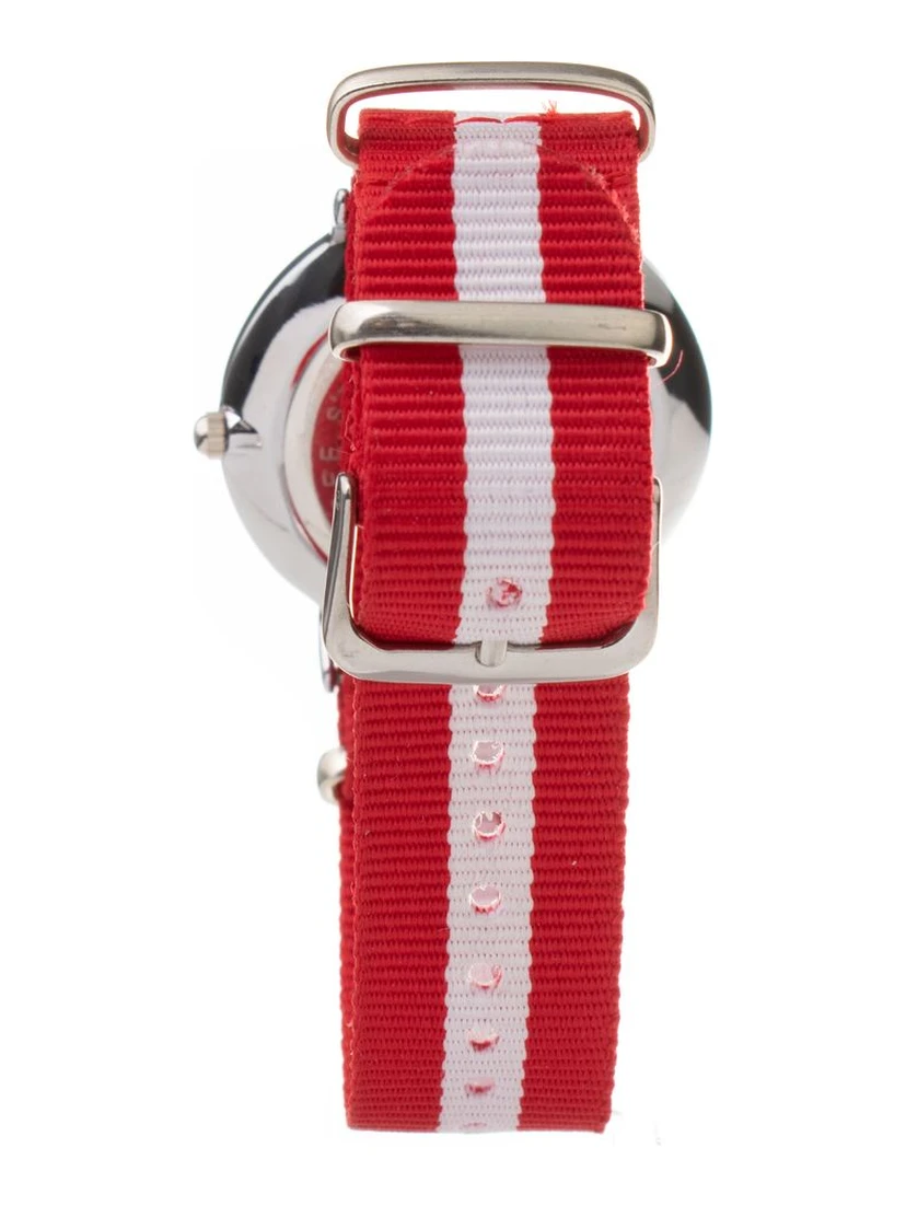 Bicolor Textile Dress Watch