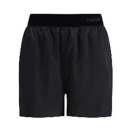 Black Silk Bermuda Shorts