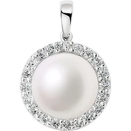 Gray Silver Necklace