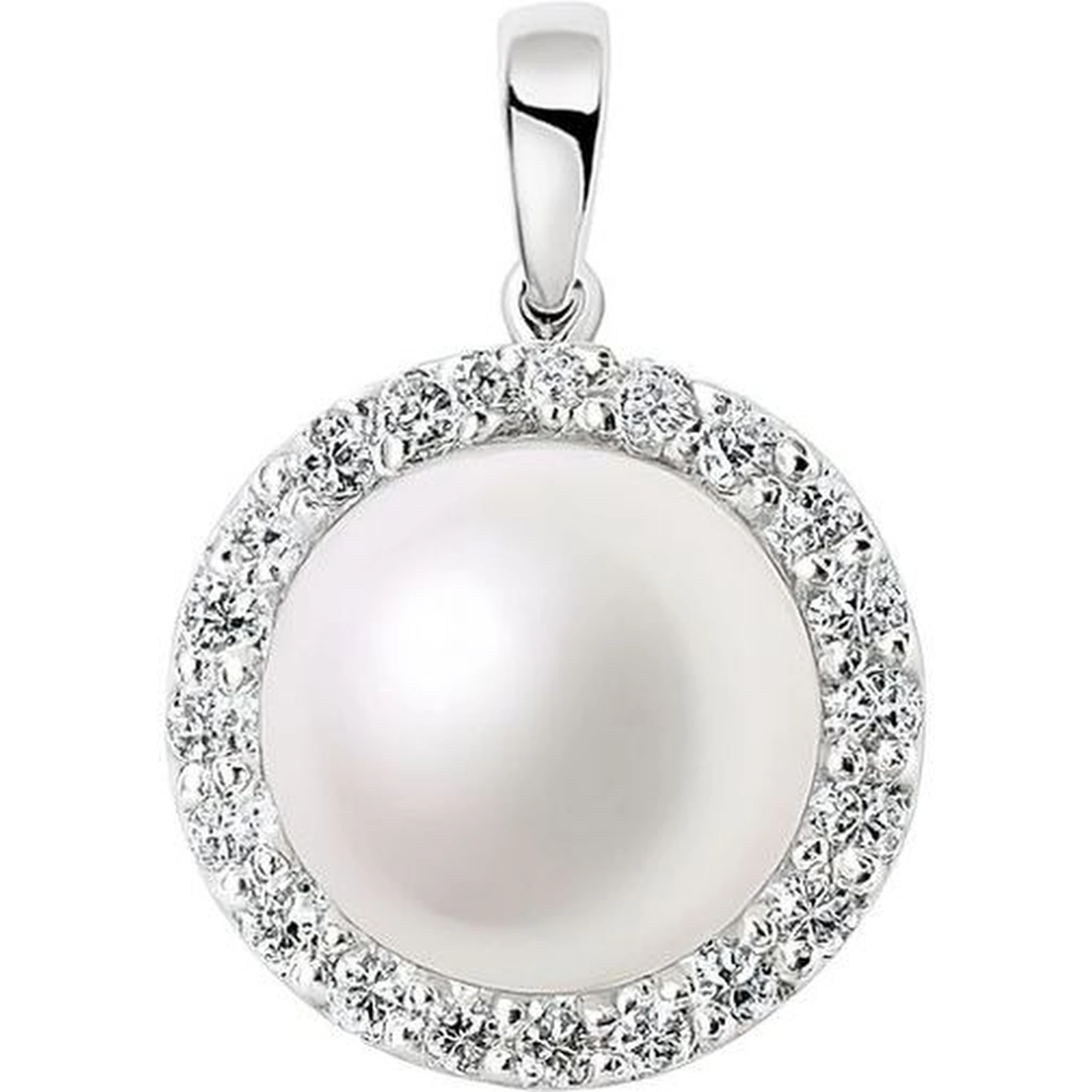 Gray Silver Necklace