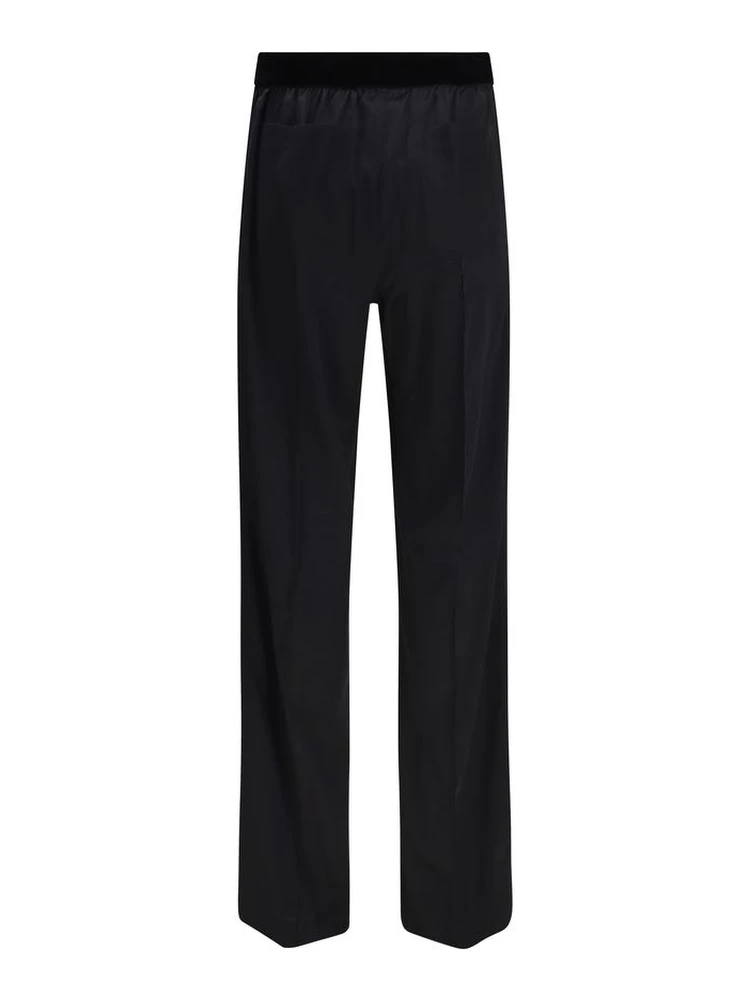 Black Silk Casual Pants alternative