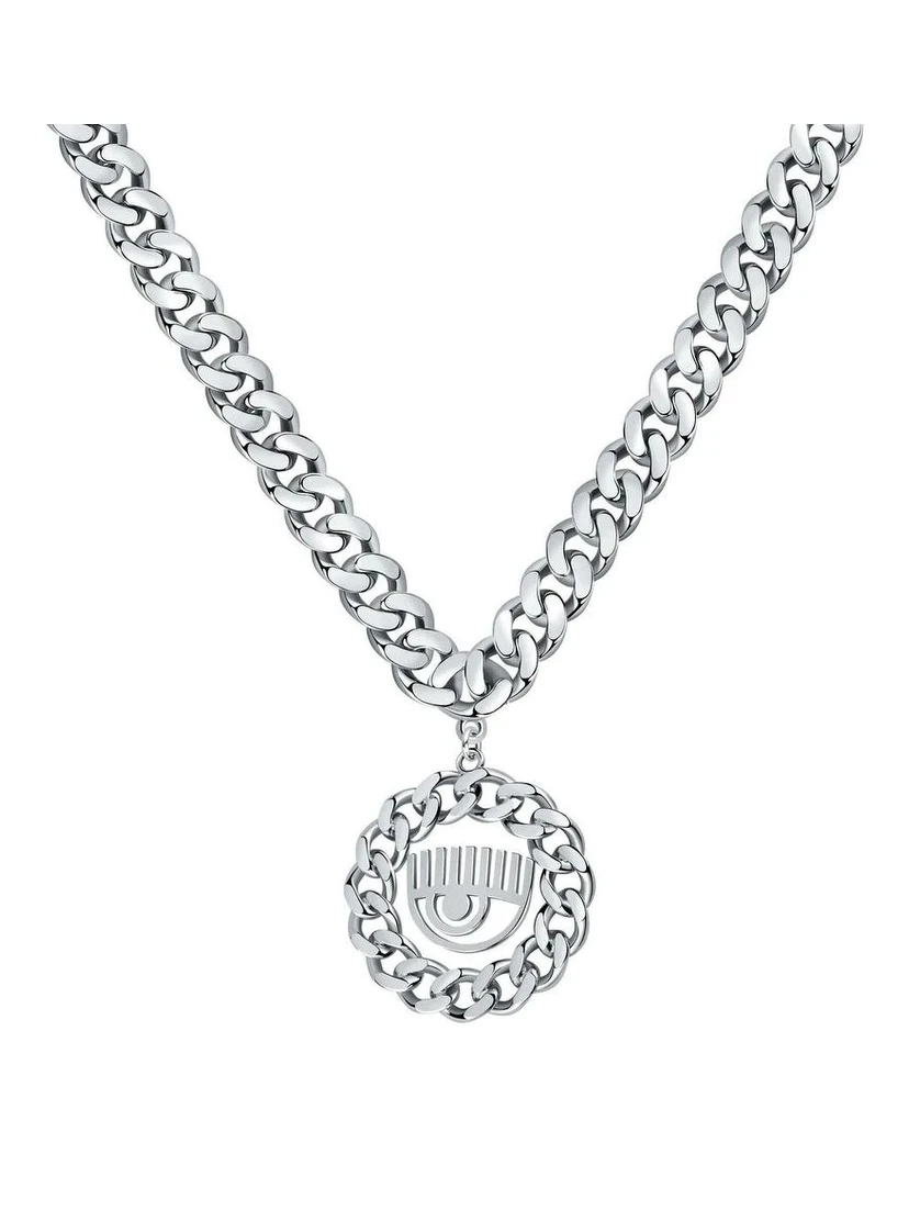 Gray Stainless Steel Necklace