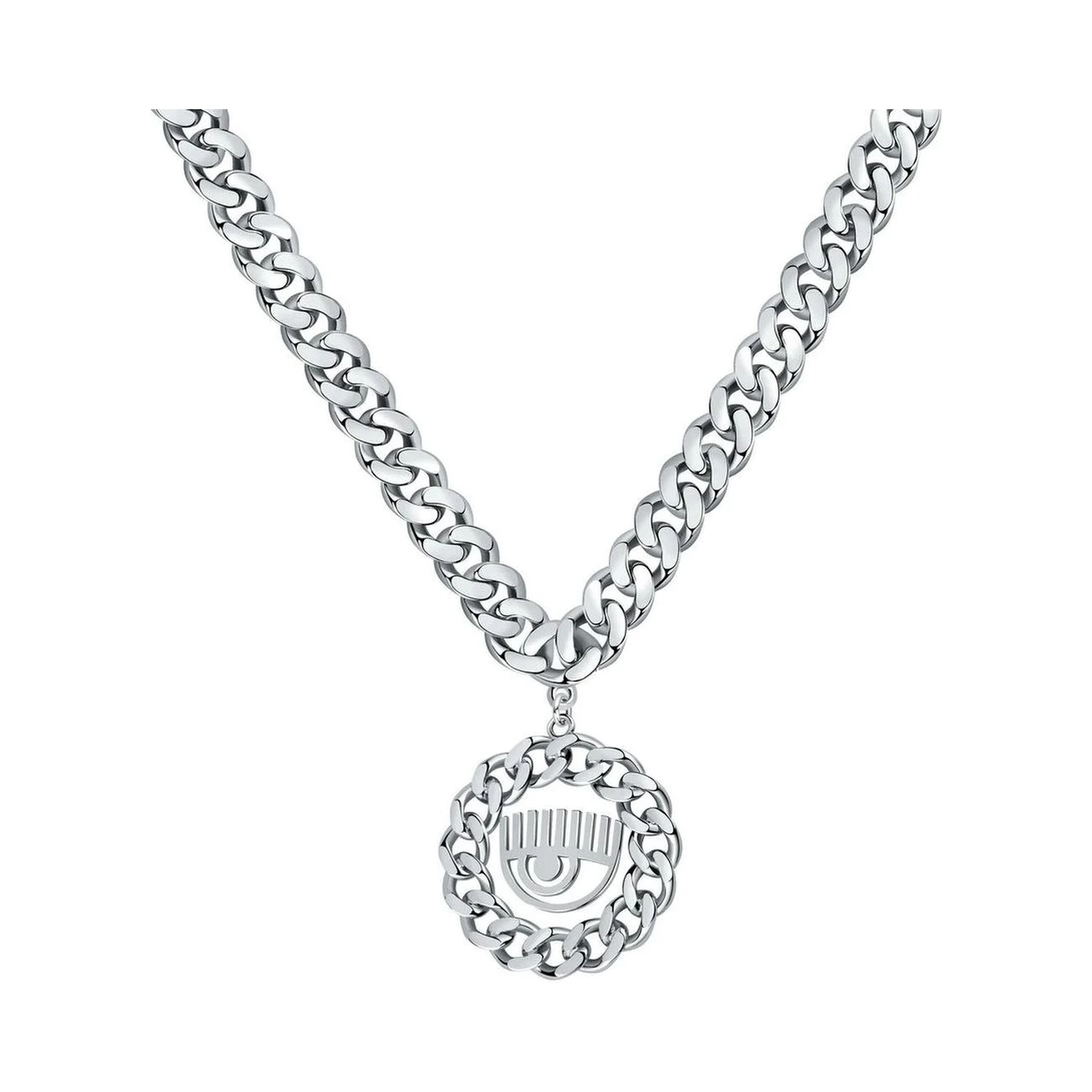 Gray Stainless Steel Necklace