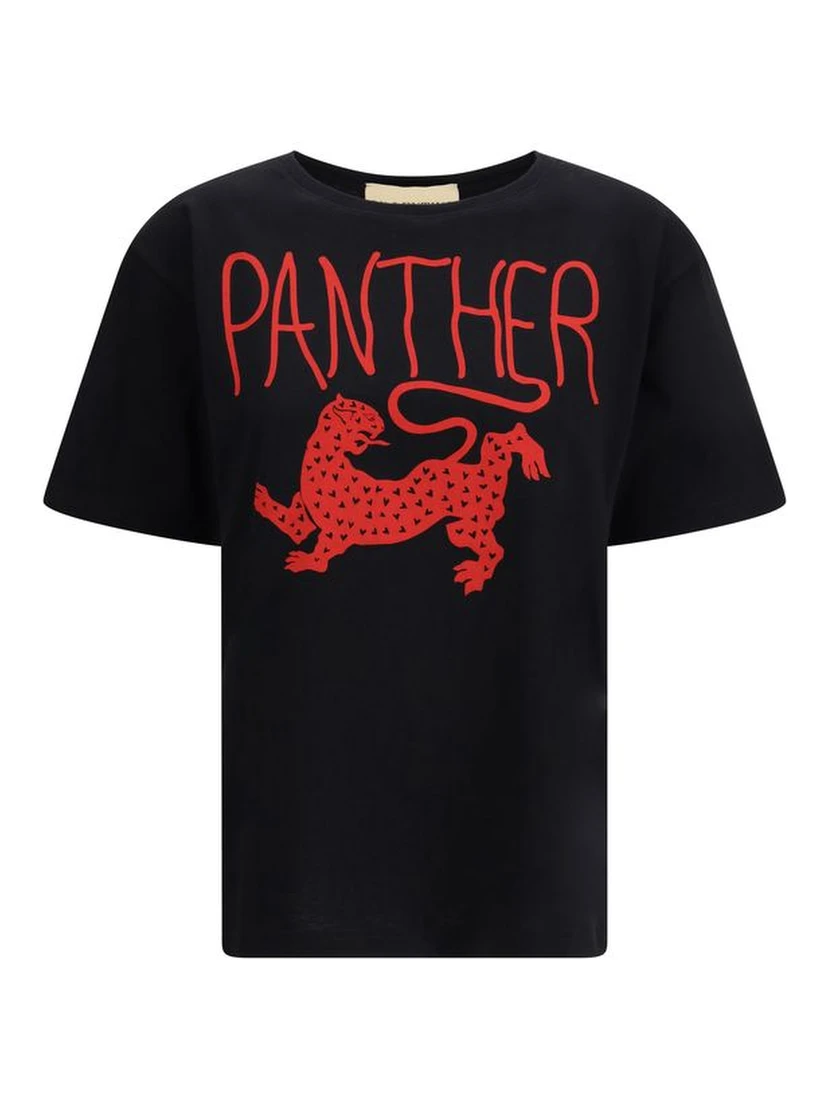 Black Cotton T-Shirt