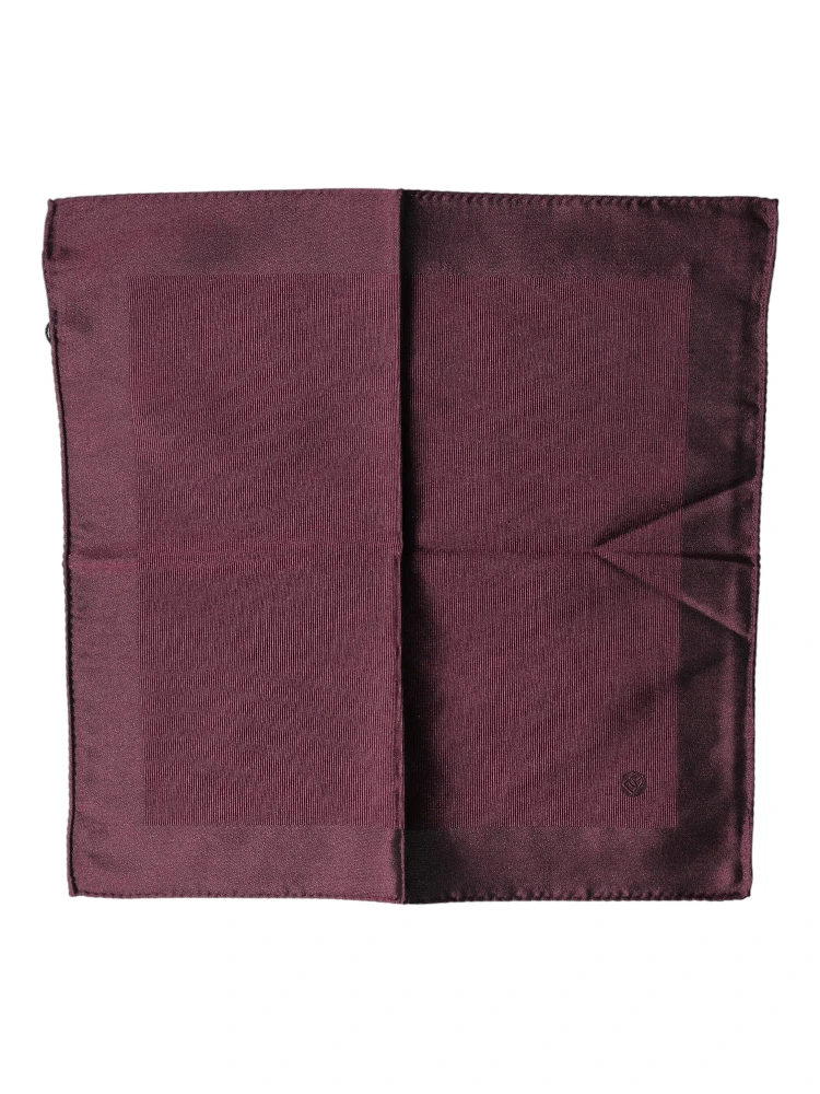 Maroon Logo Silk Square Handkerchief Scarf alternative