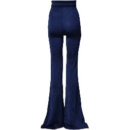 Navy Blue HighWaist Flare Leg Trouser Pants