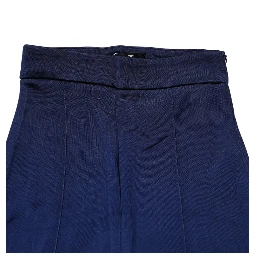 Navy Blue HighWaist Flare Leg Trouser Pants