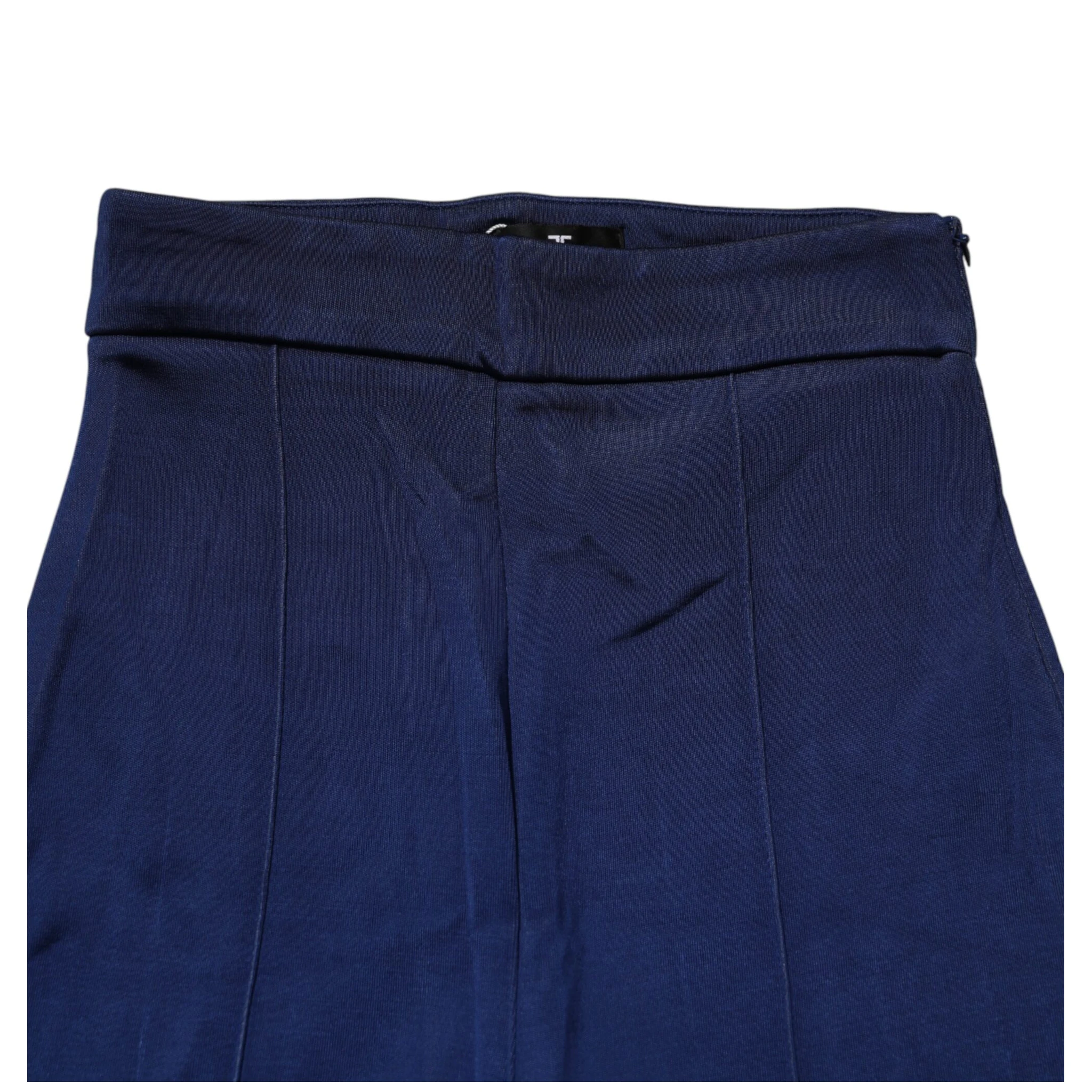 Navy Blue HighWaist Flare Leg Trouser Pants