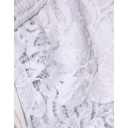 White Cotton Cut Out Mid Waisted Bermuda Shorts