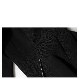 Black Viscose Bodycon Sheath Midi Dress