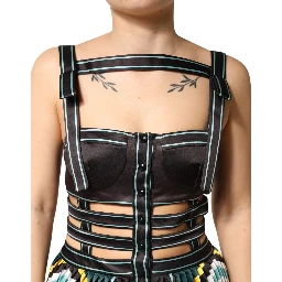 Multicolor Sleeveless A-line Dress