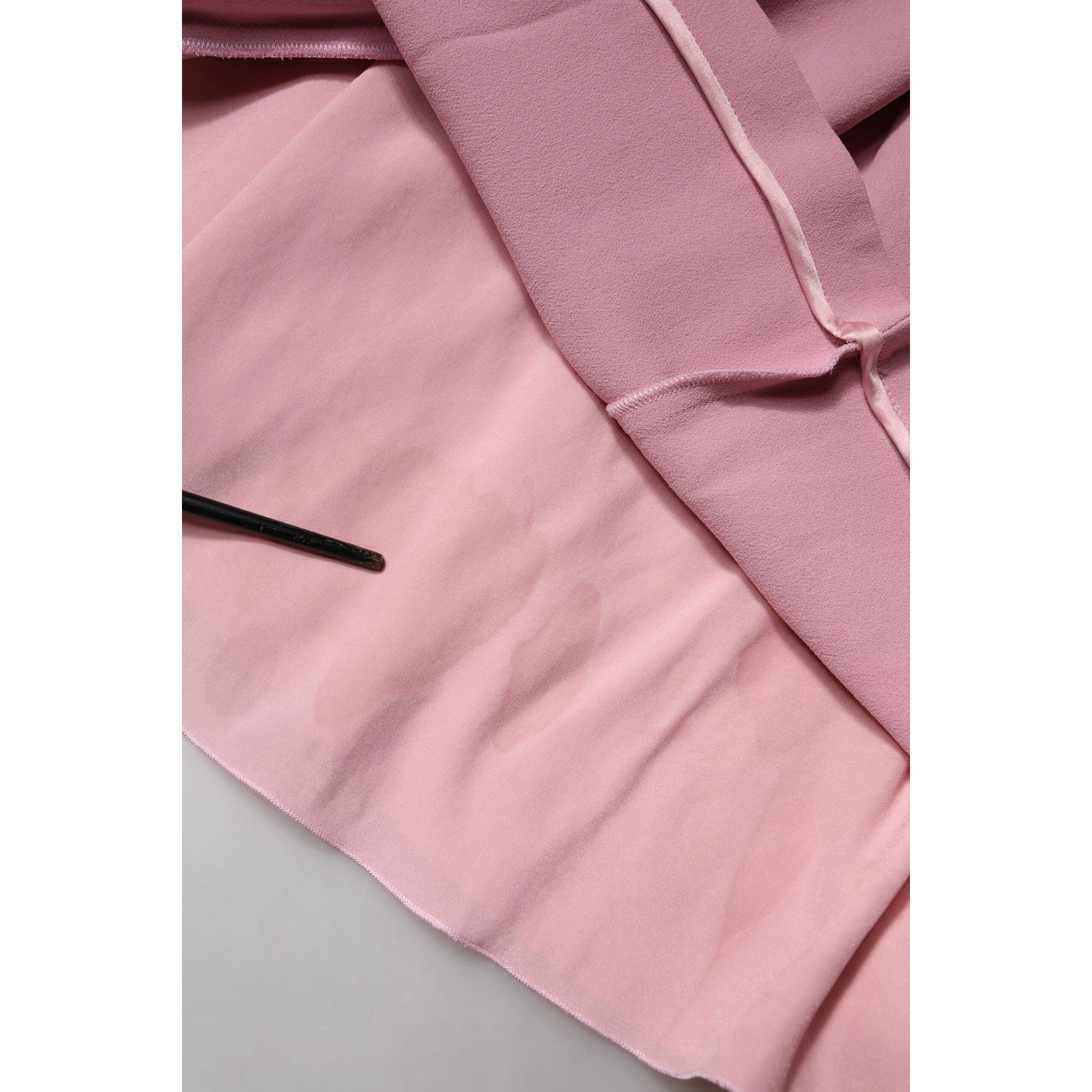 Pink Viscose Sleeveless Sheath Midi Dress