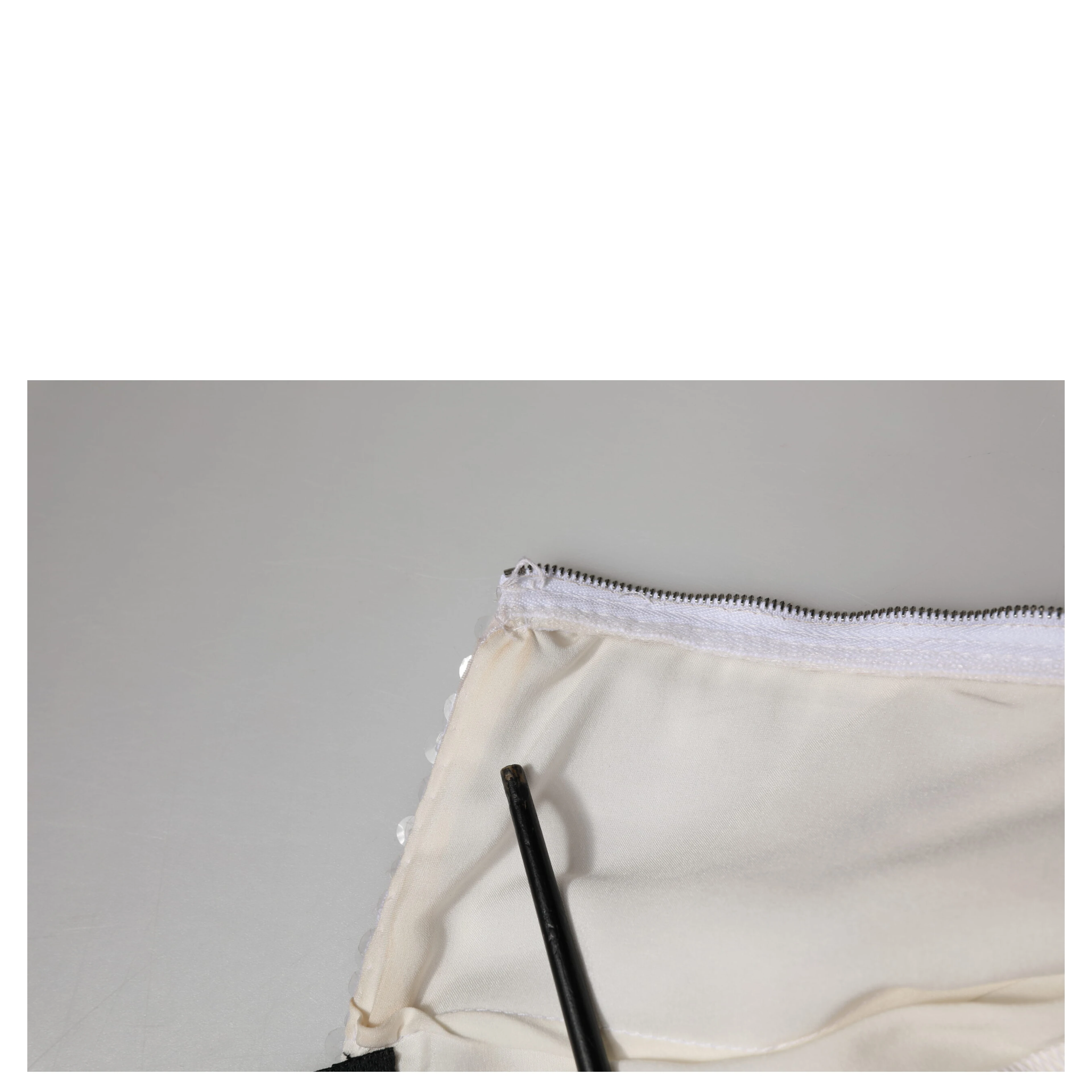 White Polyester Sleeveless Sheath Dress