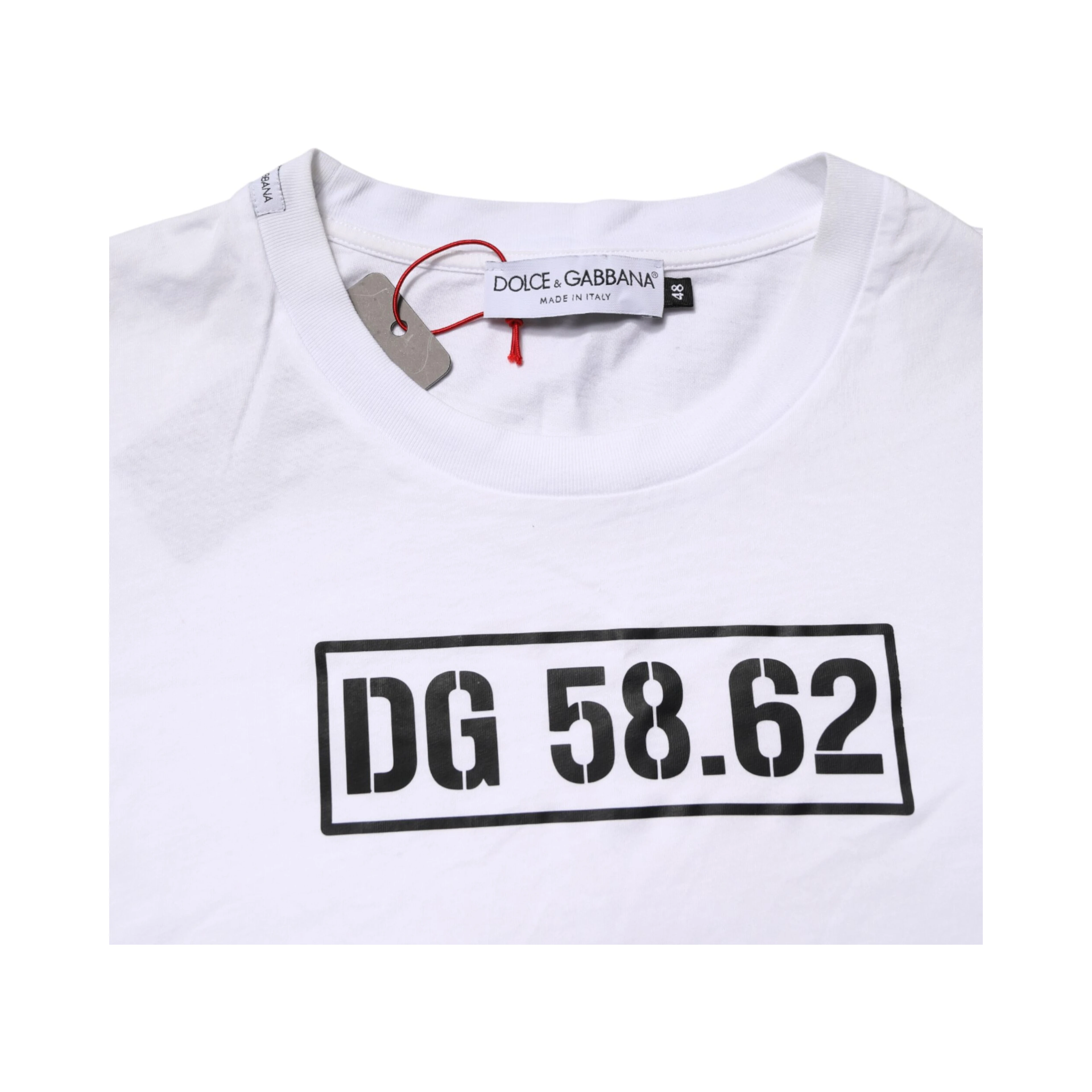 White Graphic Cotton Men Crew Neck T-shirt