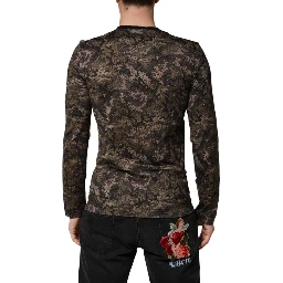 Multicolor Camouflage Long Sleeves T-shirt