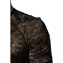 Multicolor Camouflage Long Sleeves T-shirt