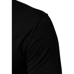 Black Cashmere V-Neck Men Pullover Sweater