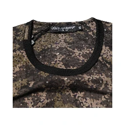 Multicolor Camouflage Long Sleeves T-shirt