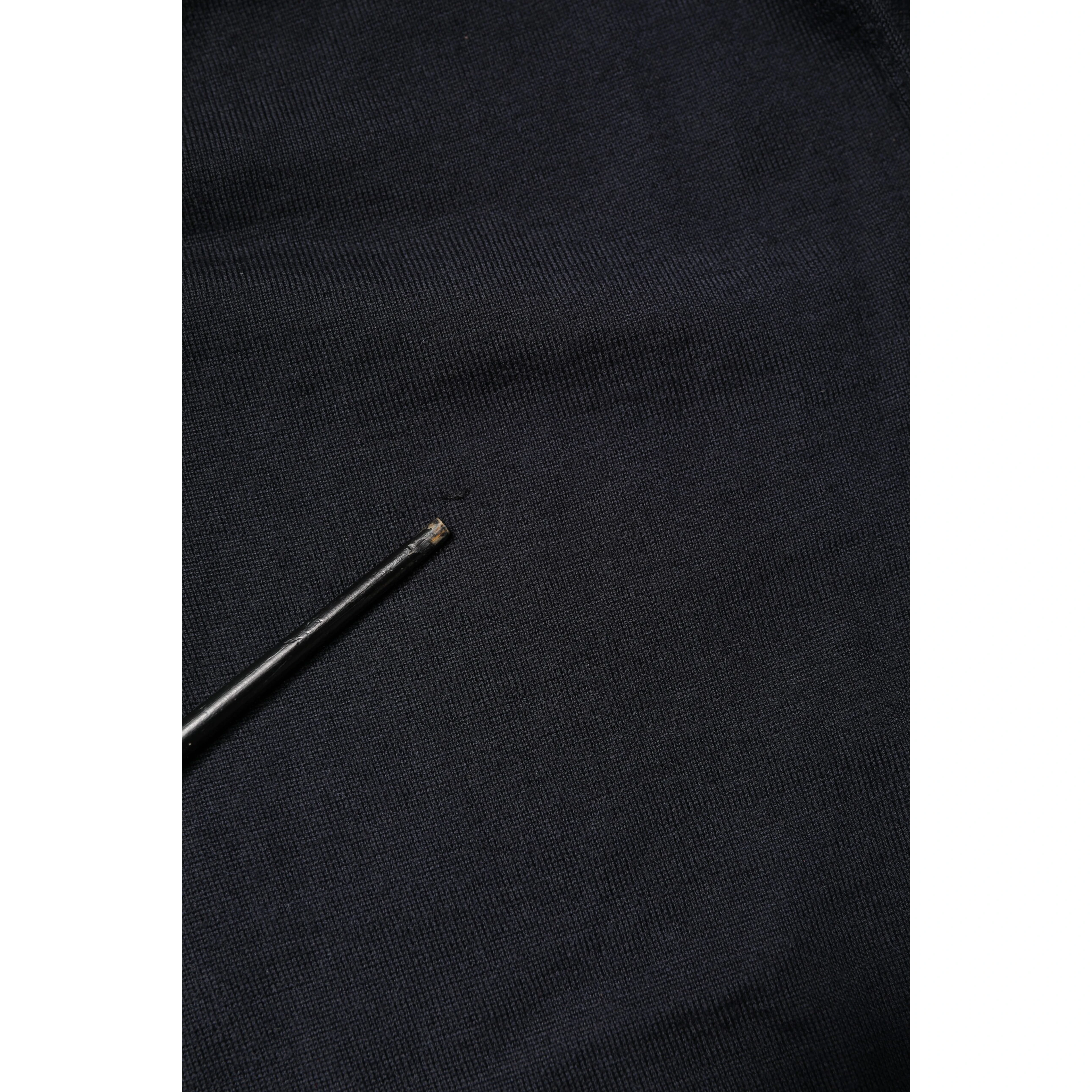 Black Cashmere V-Neck Men Pullover Sweater