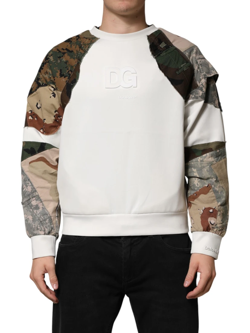 Multicolor Camouflage Sweatshirt Sweater