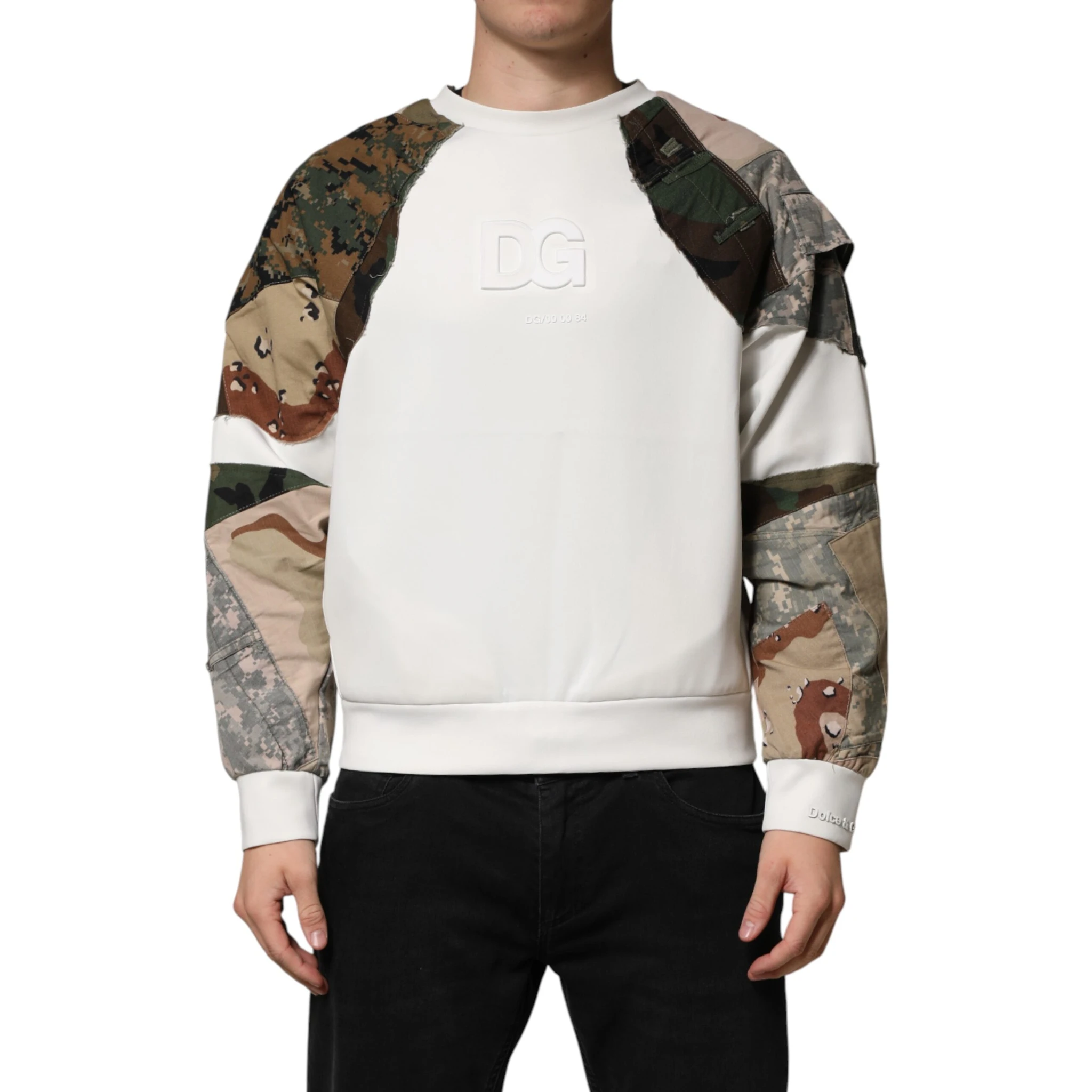 Multicolor Camouflage Sweatshirt Sweater