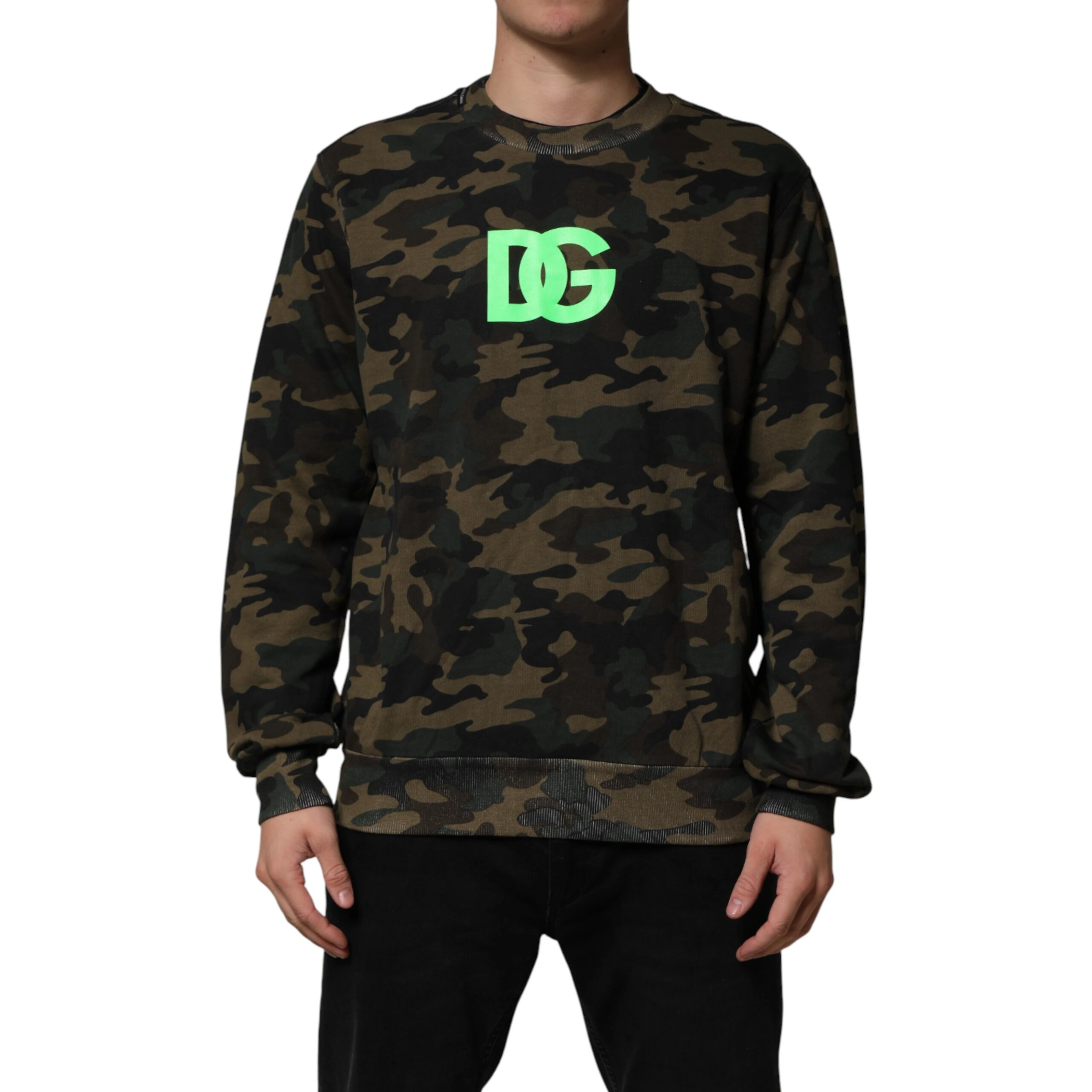 Multicolor Camouflage Men Sweatshirt  Sweater