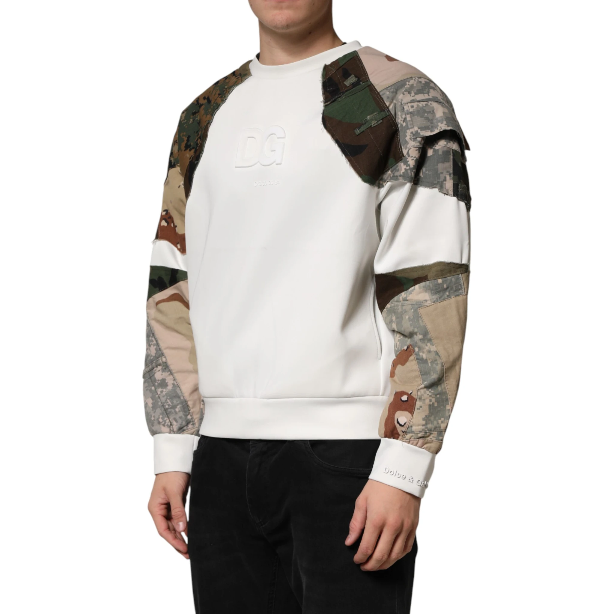 Multicolor Camouflage Sweatshirt Sweater