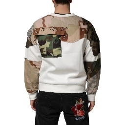 Multicolor Camouflage Sweatshirt Sweater