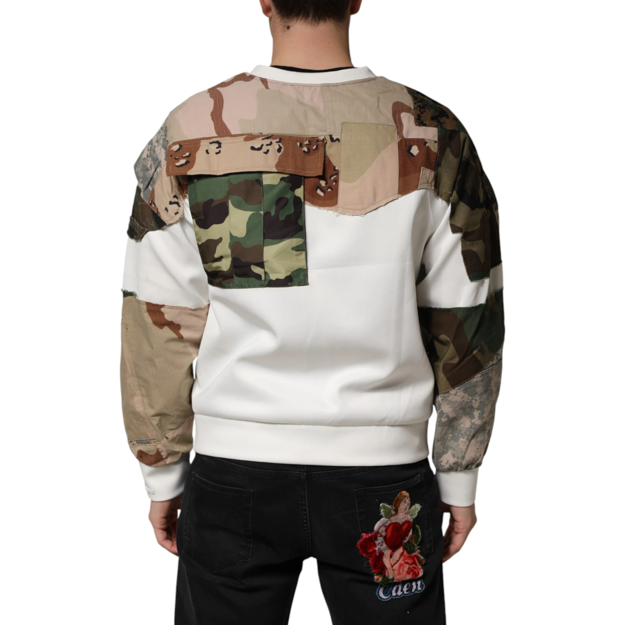 Multicolor Camouflage Sweatshirt Sweater