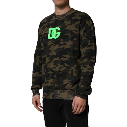 Multicolor Camouflage Men Sweatshirt  Sweater