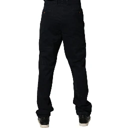 Black Mid Waist Skinny Denim Trouser Jeans