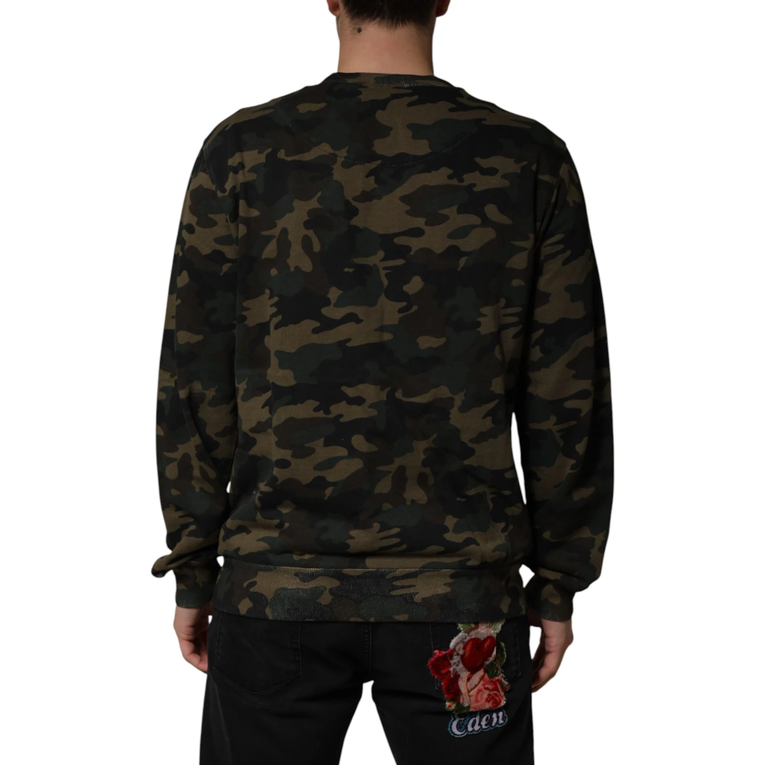 Multicolor Camouflage Men Sweatshirt  Sweater