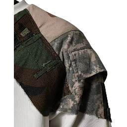Multicolor Camouflage Sweatshirt Sweater