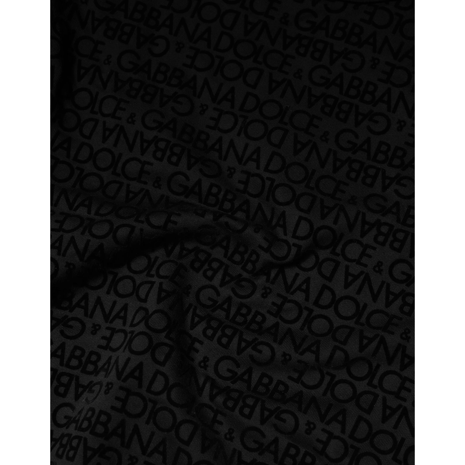 Black Monogram Crew Neck Sweatshirt Sweater