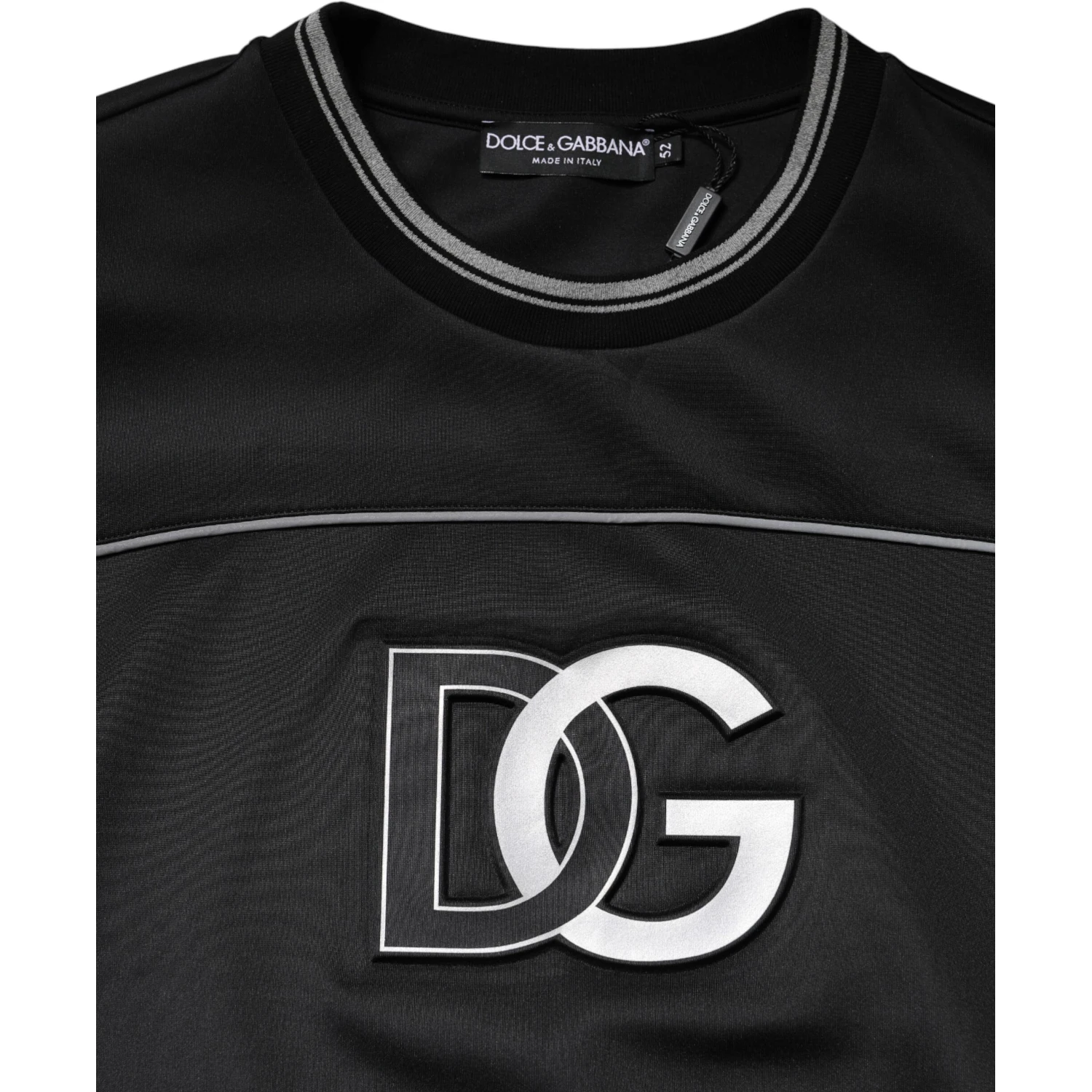 Black DG Logo Crew Neck Sweatshirt Sweater