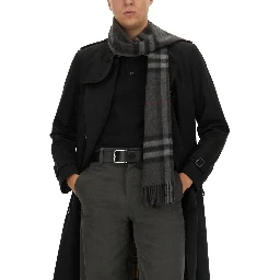 CASHMERE CHECK SCARF