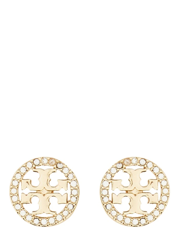 ORECCHINI CIRCLE-STUD CRYSTAL LOGO alternative