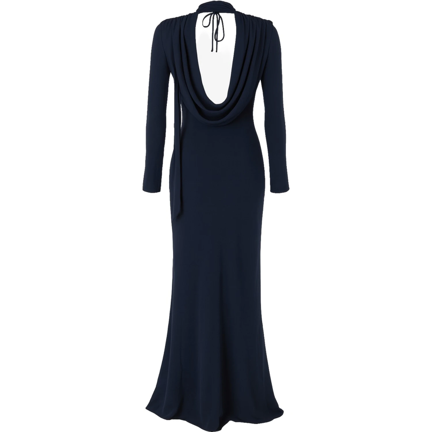 LONG DRAPED DRESS