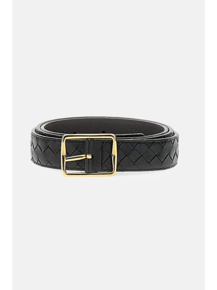 "Woven" leather belt