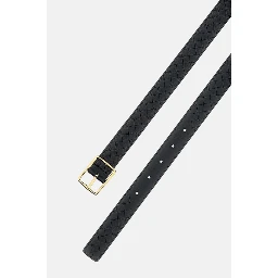 "Woven" leather belt