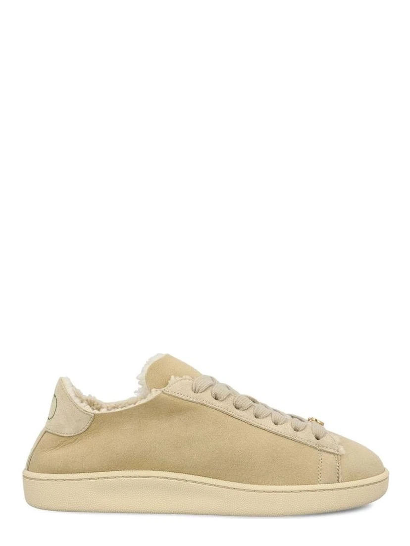 "VLogo Plaque" sneakers in shearling
