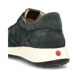 "Red Dot" suede sneakers