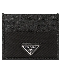 Re-Nylon and Saffiano leather cards holder