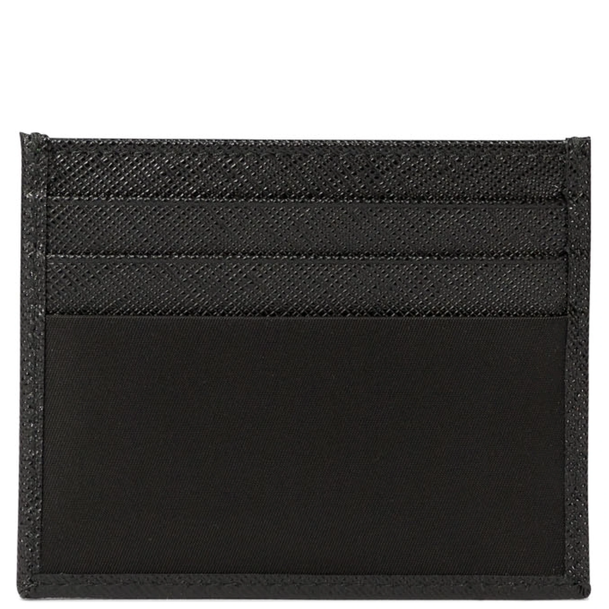 Re-Nylon and Saffiano leather cards holder