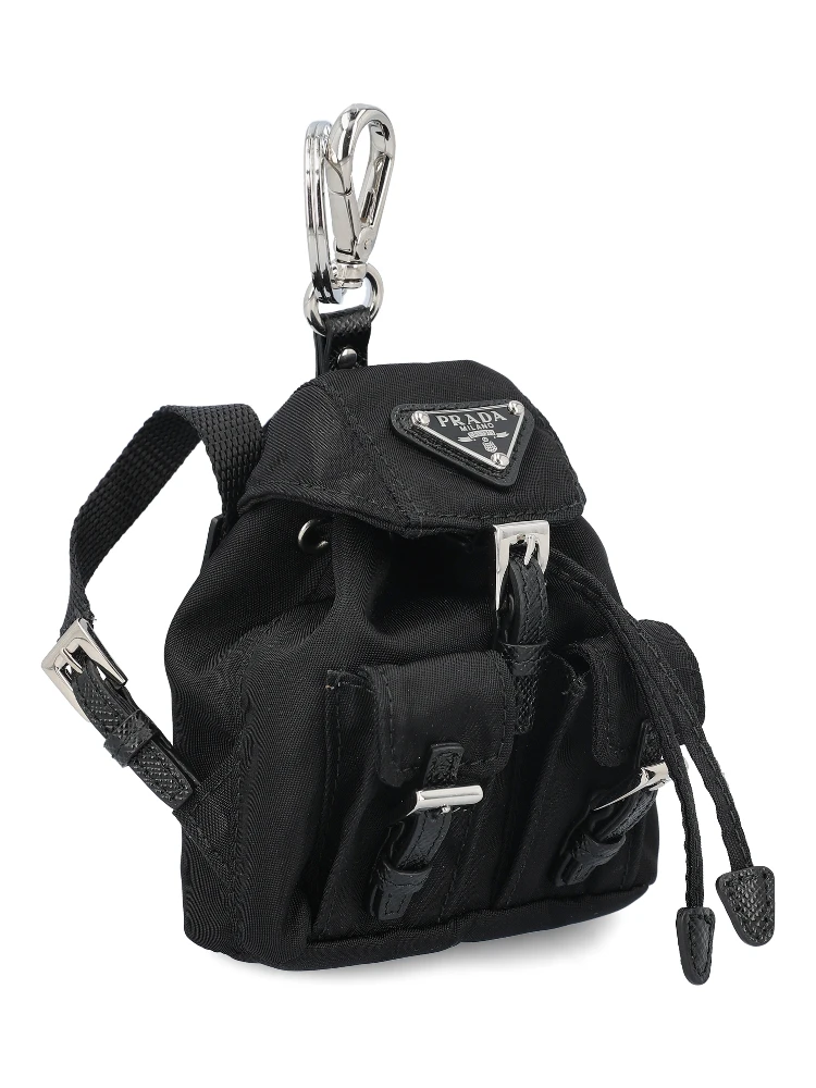 "Mini Icon" Re-Nylon bag charm alternative