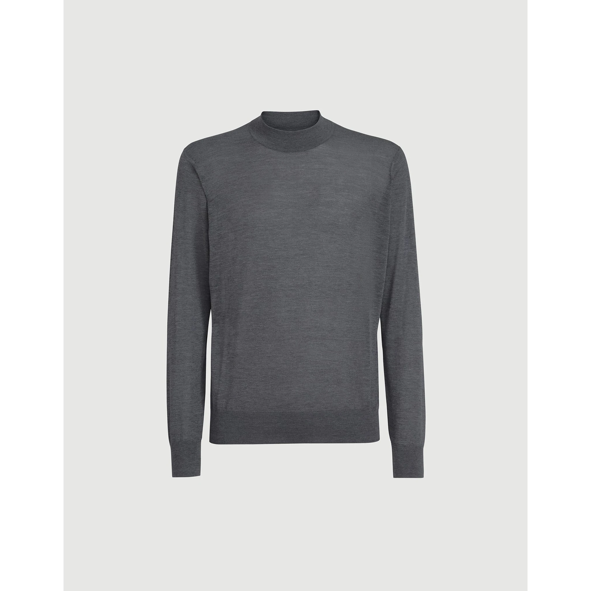 Turtleneck knitwear in blend silk