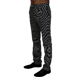 Black Cotton Dress Pants
